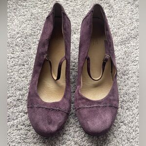 Rockport Signature Series Sz 9 Purple Wedges Business Casual Office